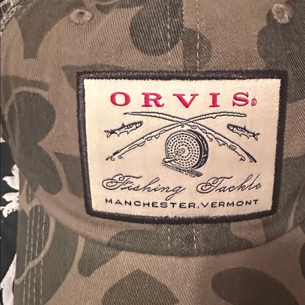 Orvis Green Camouflage Fishing Cap - Picture 4 of 4